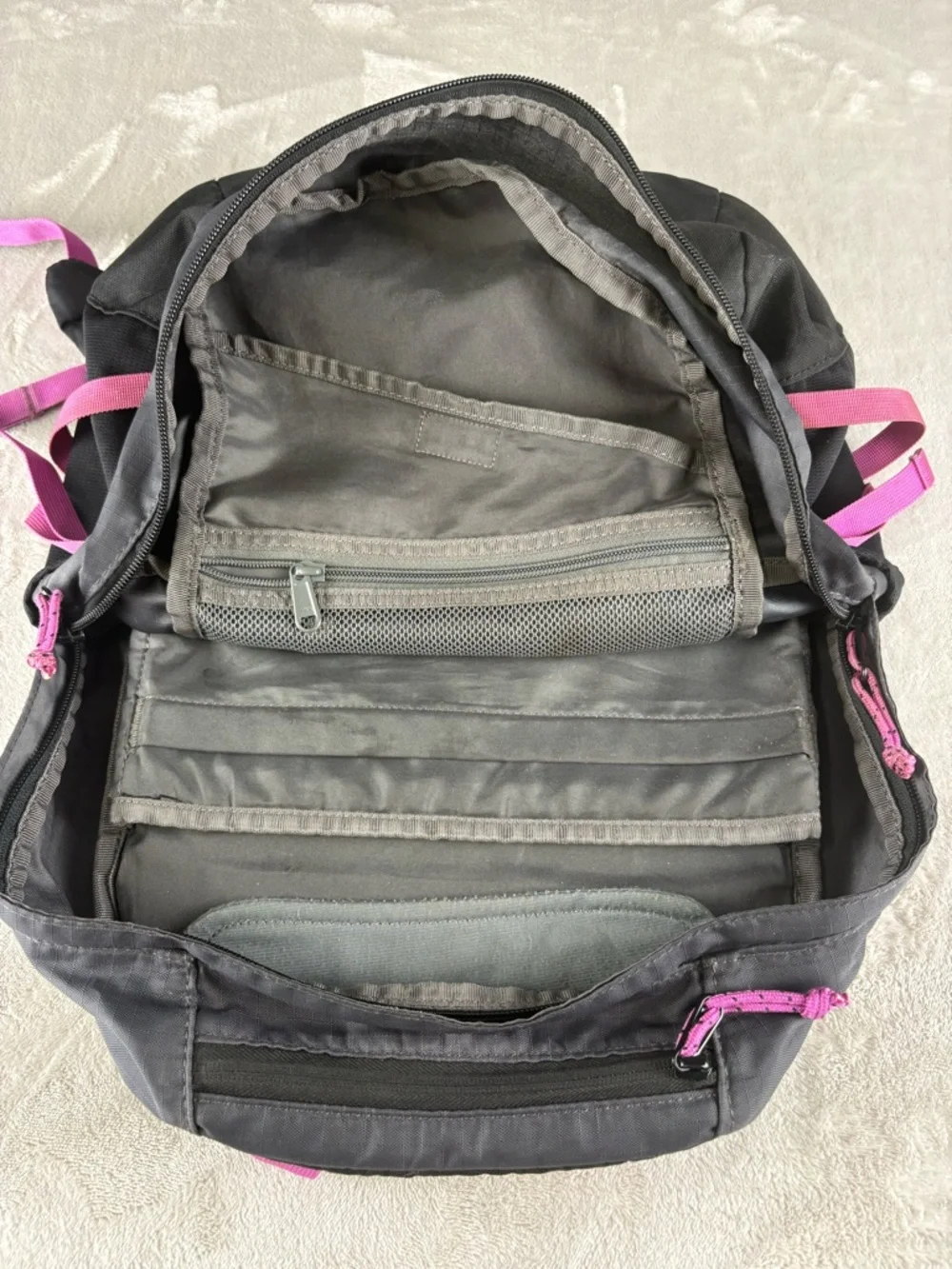 Burton Durable Goods Backpack Black Pink Laptop School Travel Snowboard Brand